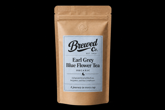 Brewed Co. Earl Grey Blue Flower Tea