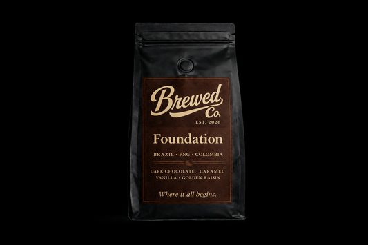 Brewed Co. Foundation Brazil Colombia, Espresso