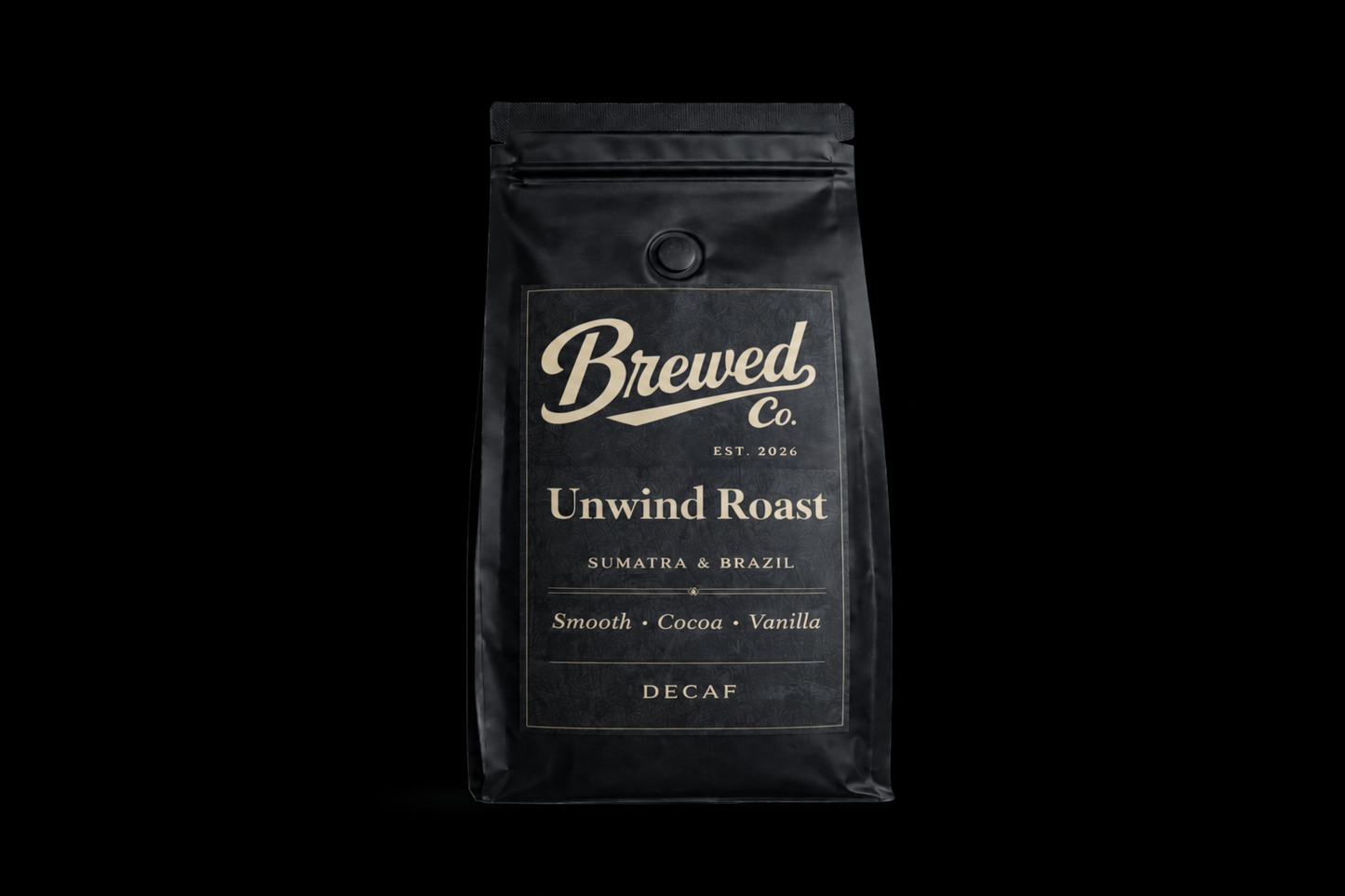 Brewed Co. Unwind Roast  Colombia, Decaf
