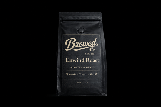 Brewed Co. Unwind Roast  Colombia, Decaf